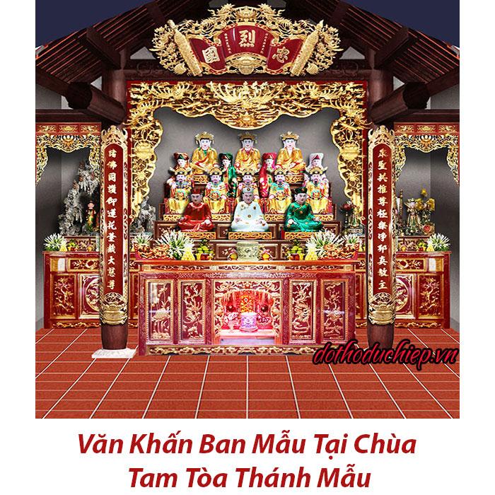 Văn Khấn Ban Mẫu Tại Chùa – Tam Tòa Thánh Mẫu