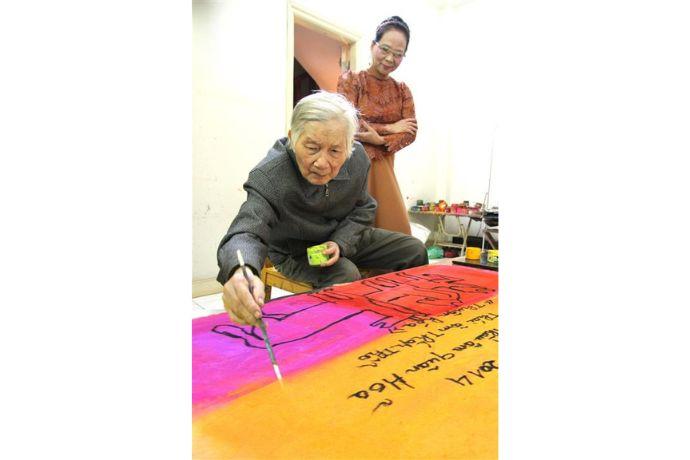 Những điều thú vị về bức tranh Thánh Gióng bay về trời