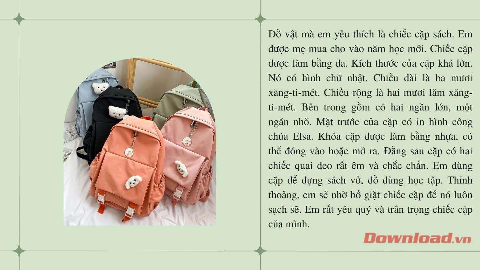 Viết đoạn văn tả một đồ vật em yêu thích                               Dàn ý & 40 đoạn văn mẫu lớp 3