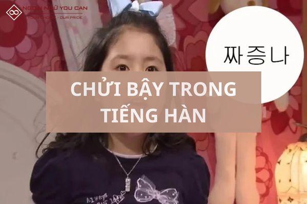 Chửi Bậy Tiếng Hàn, Tiếng Lóng Và Những Điều Cần Biết