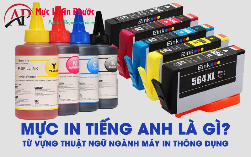 Mực in tiếng Anh là gì? Từ vựng thuật ngữ ngành máy in thông dụng