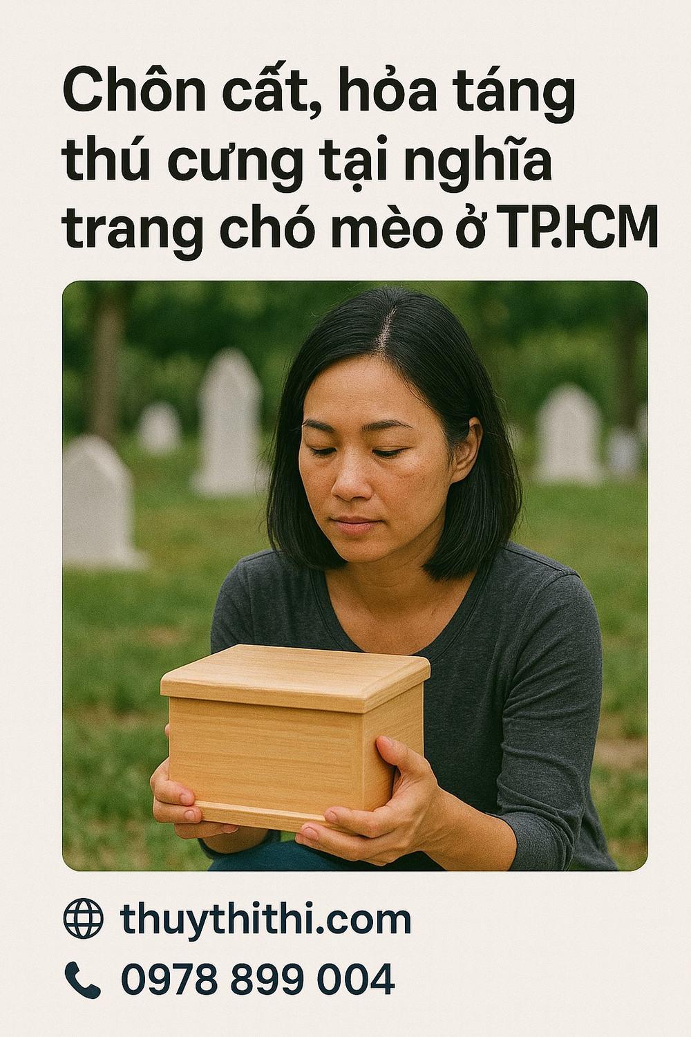 Chôn cất, hỏa táng thú cưng tại nghĩa trang chó mèo ở TP.HCM